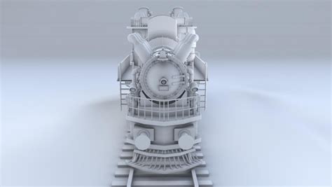 train steampunk 3d model