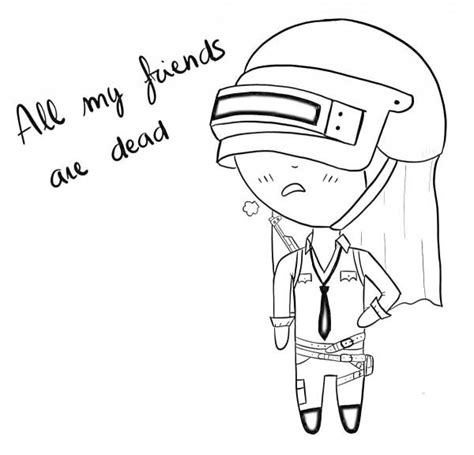 Раскраски PUBG: 40 раскрасок - скачать или распечатать бесплатно