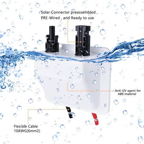 Triproton Solar Weatherproof Abs Double Cable Entry Gland For Ft