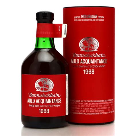 Bunnahabhain 1968 Auld Acquaintance 34 Year Old Whisky Auctioneer