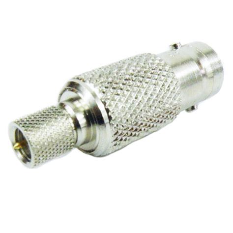 10 32 Male Plug To Bnc Female Jack Adapter Nickel Plated Brass Body High Temp 12 Vswr