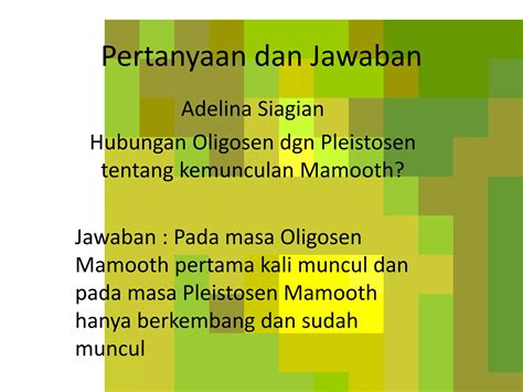 Zaman Neozoikum Atau Kenozoikum Ppt Free Download