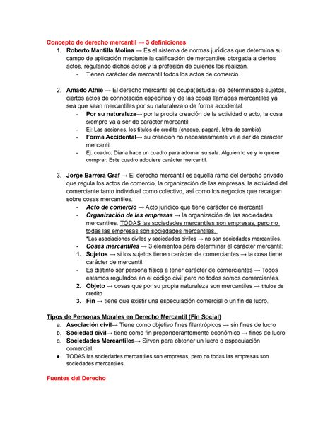 Concepto De Derecho Mercantil Roberto Mantilla Molina Es El Sistema