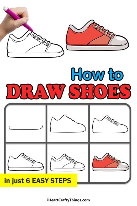 Shoe Drawing - How To Draw A Shoe Step By Step