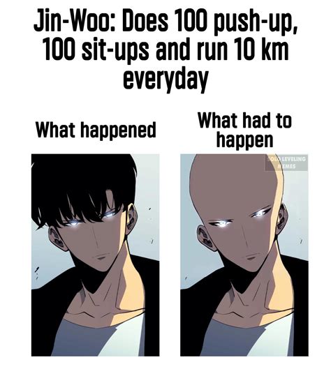 Somewhere one Saitama burst into tears : r/sololeveling