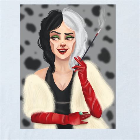 Круэлла рисунок для срисовки - 76 фото