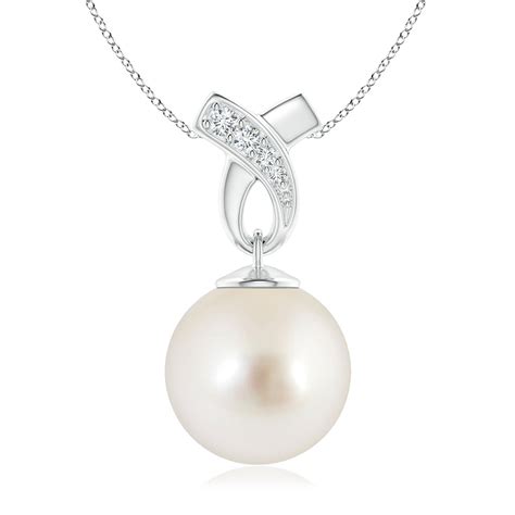 South Sea Pearl Pendant With Ribbon Bale Angara