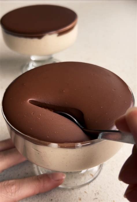 Vegan Peanut Butter Mousse With A Chocolate Ganache Gina Burgess