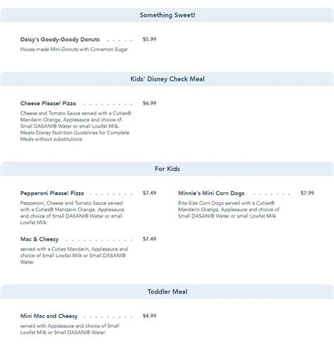 Full Menu And Prices Revealed For Café Daisy At Mickeys Toontown In