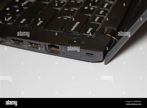 Laptop Sim Slot Insert Internet Sim Card Stock Photo Alamy