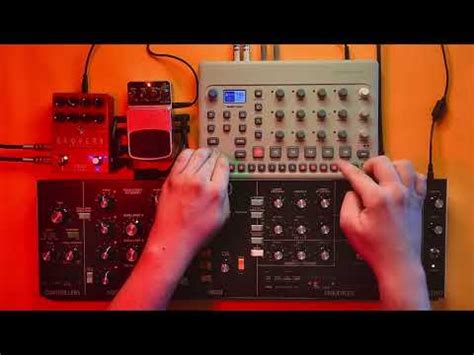 Analog Techno Synth Jam Behringer Poly D Elektron Model Cycles