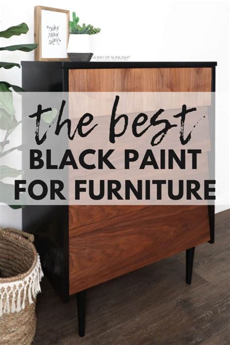 The Best Black Furniture Paint