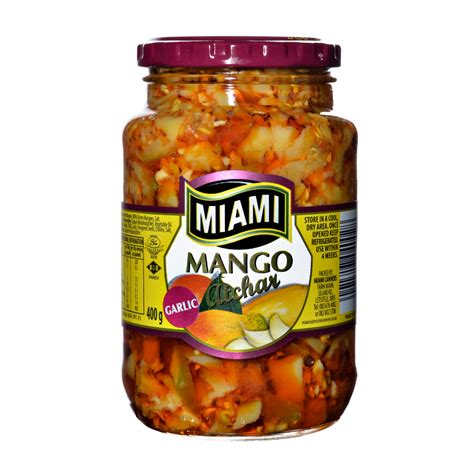 miami mango atchar garlic  atfood culture