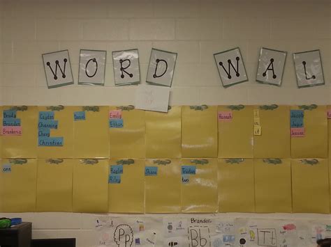 1st Grade Word Wall Word Wall Wall Words