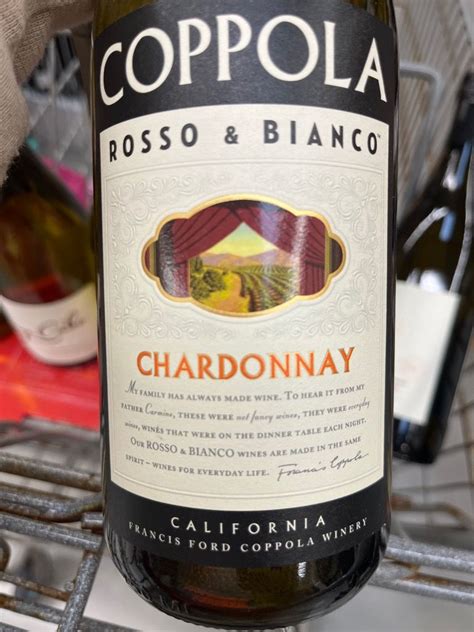 Francis Ford Coppola Chardonnay Rosso Bianco Usa California