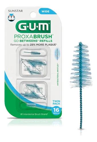 Gum Proxabrush Go Betweens Interdental Brush Refills Wide Meses Sin