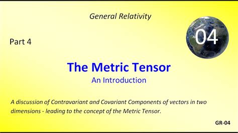 Contravariant Covariant Components Of Vectors An Introduction To