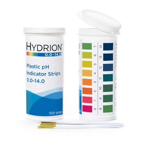 Hydrion® pH Plastic Test Strips (Micro Essentials)