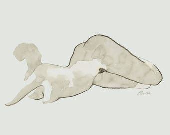 Black And White Nude Etsy