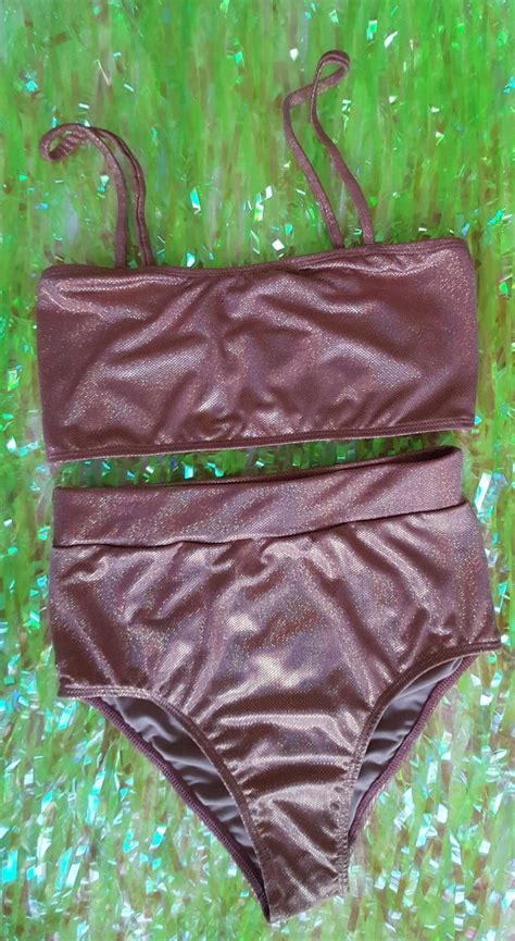 Conjunto Carnaval Top E Hot Pants Ros Nude Glitter M Elo