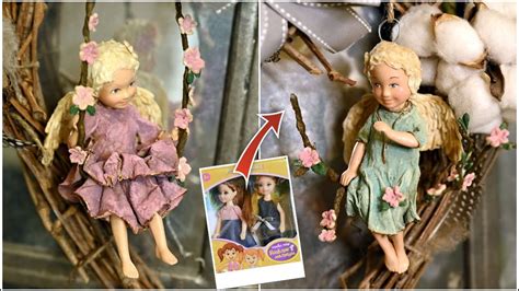 Винтажные пасхальные ангелы из кукол Фикс Прайс - YouTube