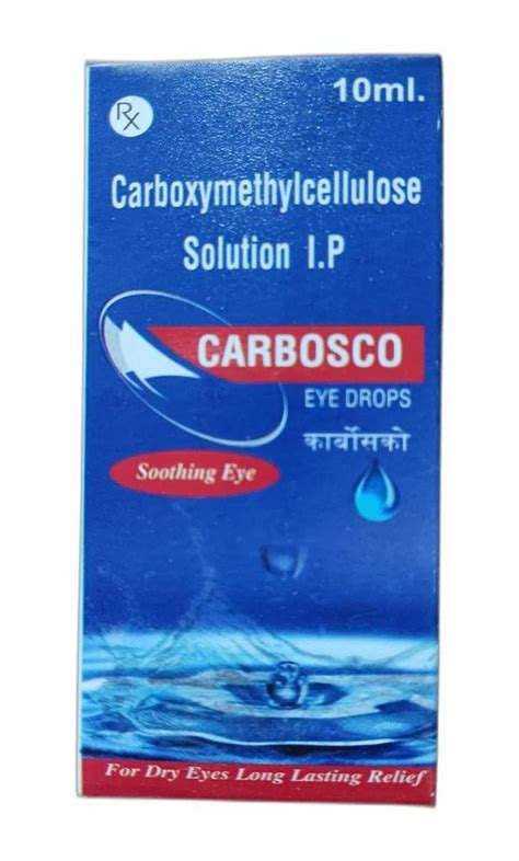 10ml Carboxymethylcellulose Solution IP at Rs 18/box | Eye Drops in ...