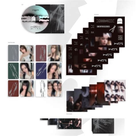 LE SSERAFIM 第 張 迷你專輯 HOT WITHMUU 特典 蝦皮購物