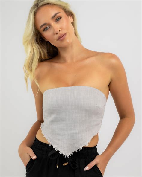 Mooloola Mona Dallis Tube Top In Stone Free Shipping And Easy Returns City Beach United States