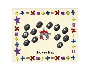 hockey math  pedagonet tpt