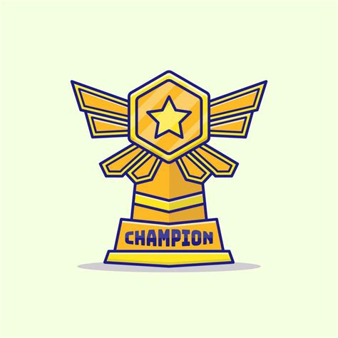 Esport Trophy Esport Champion Trophy Illustration 34776176 Vector Art