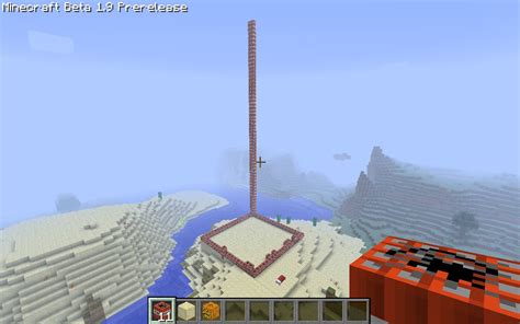 20 X 20 X Sky Limit To The Bedrock Layer TNT Tower Minecraft Map