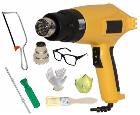 Digital Craft Professional Industrial Shrink Wrap Blower Heater Electric Hot Air Gun Kit Hot Air