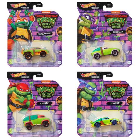 Hot Wheels Character Cars Teenage Mutant Ninja Turtles Mutant Mayhem Michelangelo KanonCon