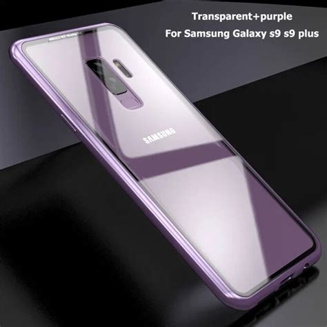 Buy Metal Magnetic Adsorption Case For Samsung Galaxy S8 S9 Plus 360 Degree