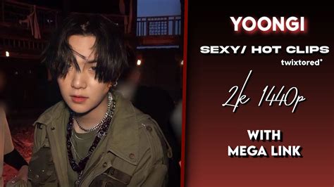 YOONGI HOT SEXY CLIPS For Editing With Mega Link K HD YouTube