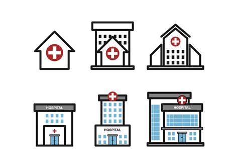 infographic images healthcare buildings icograms templates create