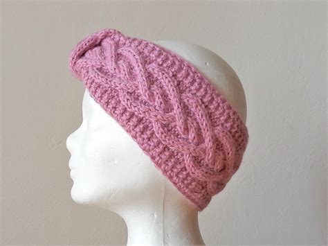 Knitting Patterns For Womens Headbands Set Of 3 Pdf Digital Knit