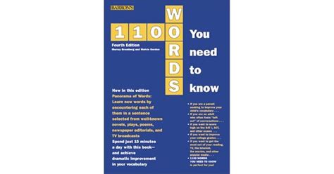 1100 Words You Need to Know by Murray Bromberg