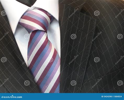 Shirt Necktie Suit Stock Photo Image Of Silk Collar 5424298