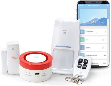 Garza Smart Kit Sistema De Alarma Inteligente Wifi Para El Hogar