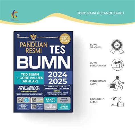 Jual Buku Cpns Panduan Resmi Tes Bumn 2024 2025 Tim Bintang