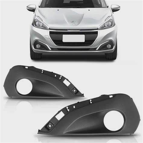 Grade Parachoque Peugeot 208 2017 2018 2019 2020 Furo Farol De Milha