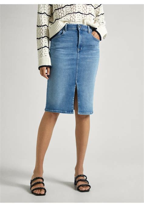 Pepe Jeans Jeansrock Denimblue Denim Zalandoat