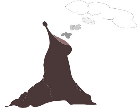 Download Ffffff Smoking Volcano Svg Freepngimg