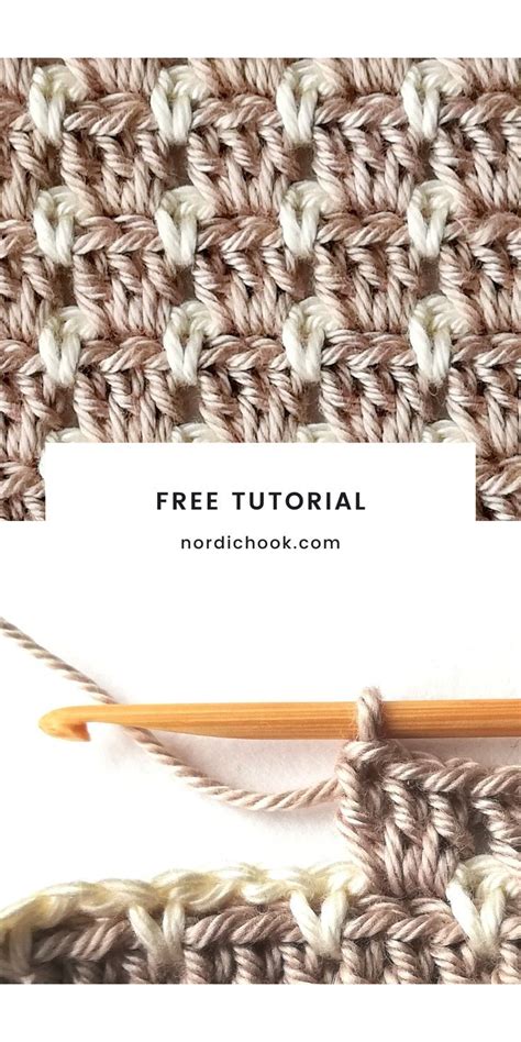 Block Stitch Nordic Hook Free Crochet Tutorial Artofit