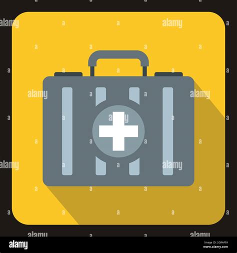 First Aid Kit Icon Flat Style Stock Vector Image Art Alamy