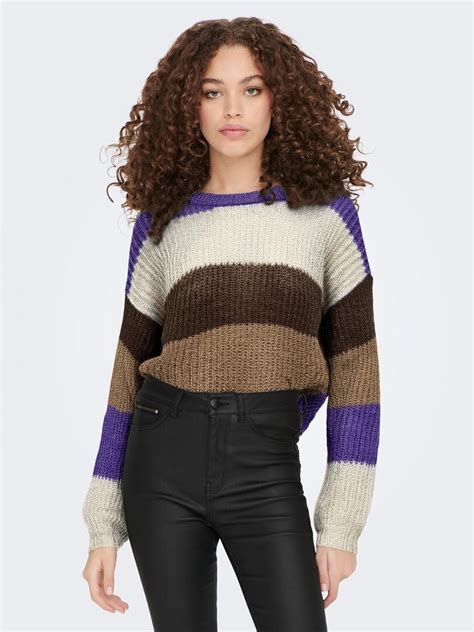 Pull En Maille Jdy Violet Kiabi