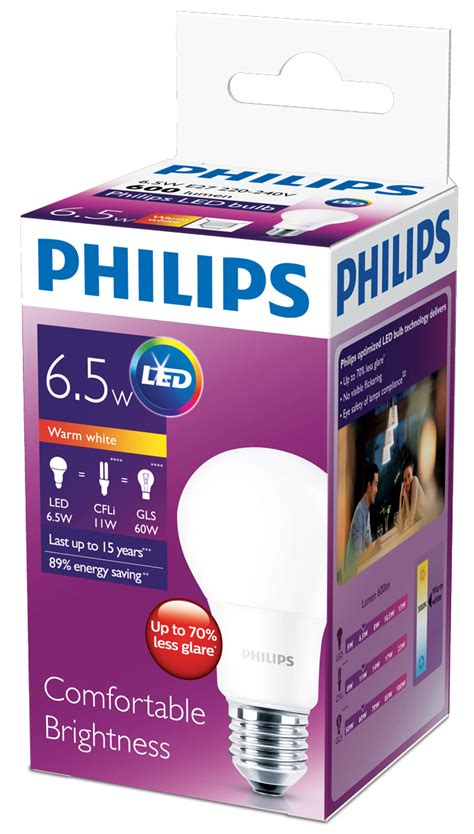 Лампочка Philips Лампа светодиодная Philips "Premium", цоколь E27, 6,5W ...