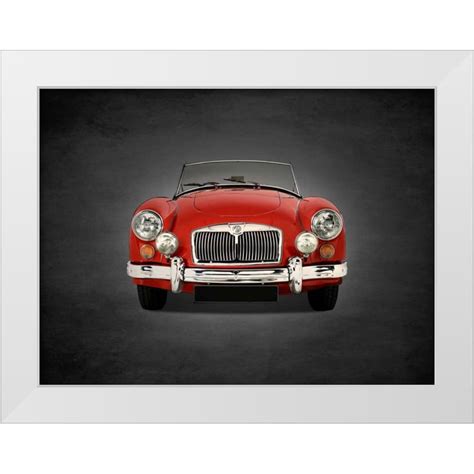 Rogan Mark X White Modern Wood Framed Museum Art Print Titled Mg