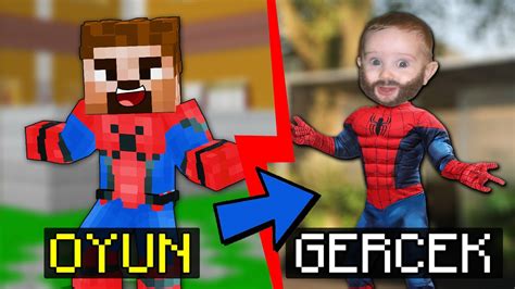 MİNECRAFT PARODİLERİ GERÇEK YÜZLERİ Minecraft Parodileri Zengin